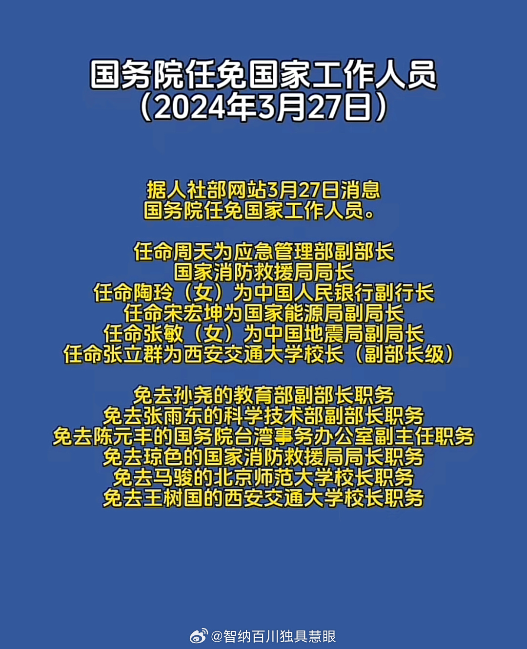 国务院人事调整展现新气象，最新任免引领未来