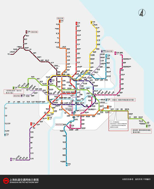 上海地铁最新示意图，揭示城市脉络与未来蓝图展望