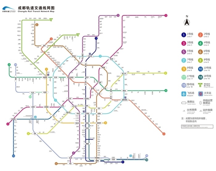 成都地铁最新线路图全景概览